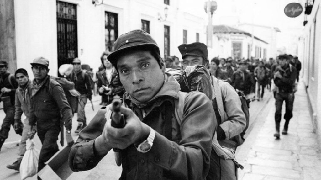 Fotografía del Ejército Zapatista de Liberación Nacional