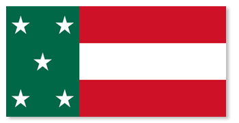 Bandera de la República de Yucatán.