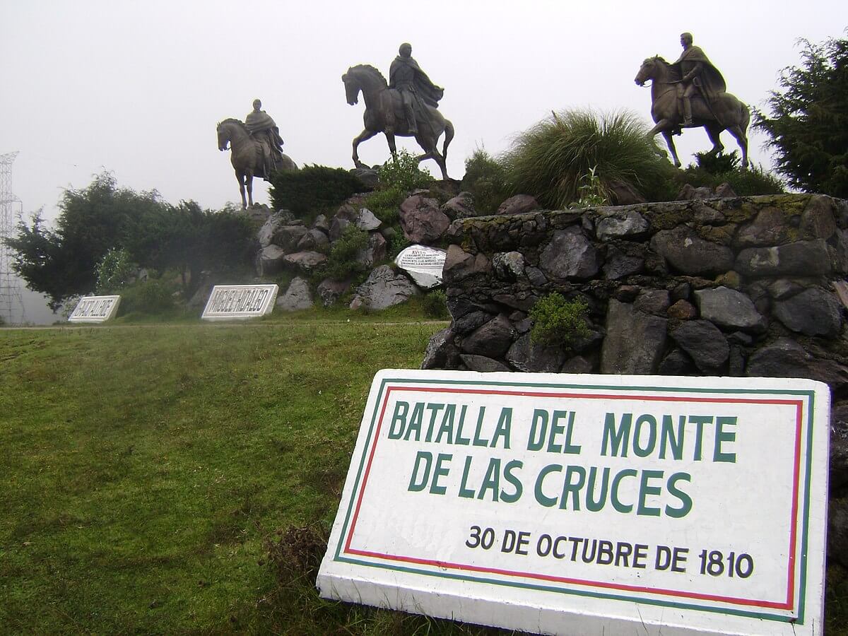 Monumento a la Batalla del Monte de las Cruces.