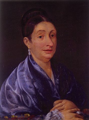 Retrato de Josefa Ortiz de Domínguez. Óleo sobre tela.
