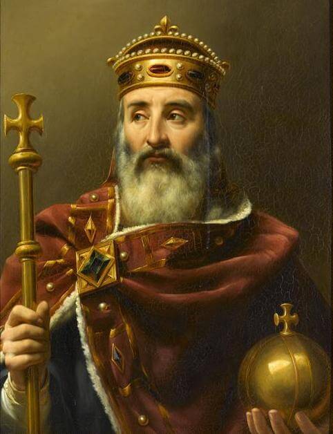 Charlemagne empereur d'Occident, por Louis-Félix Amiel.