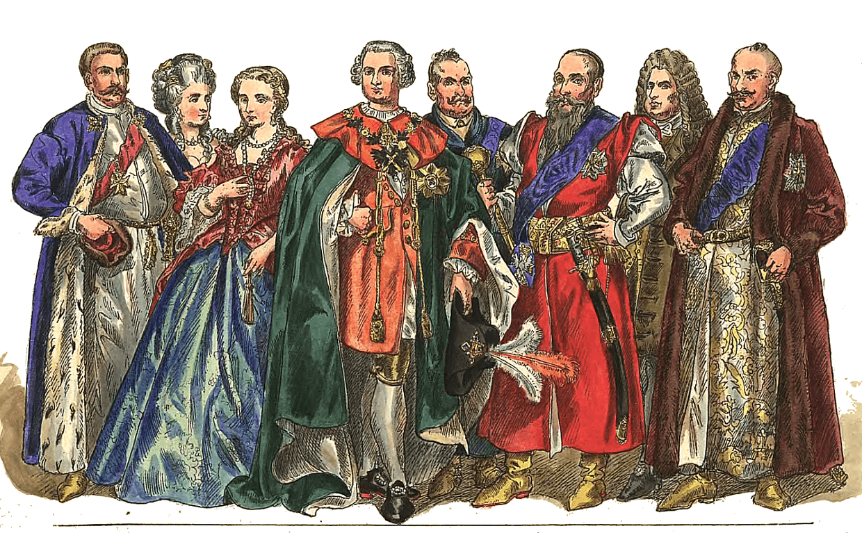 Diversidad de nobles durante la Edad Media.