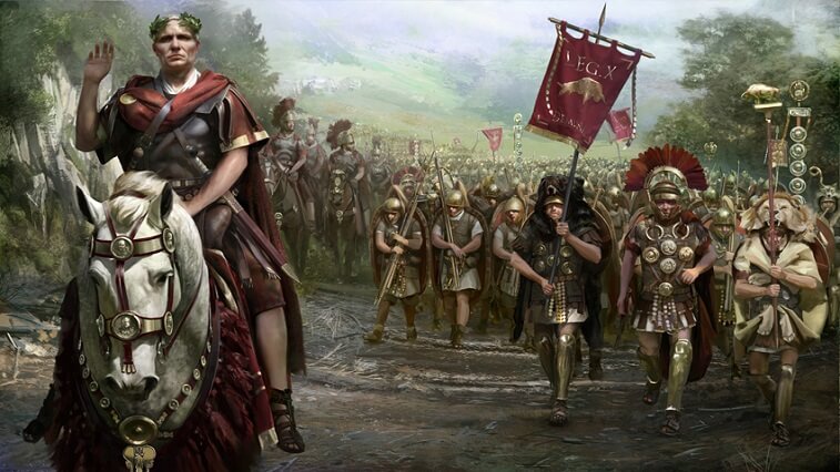 Ejército de Julio César. 
