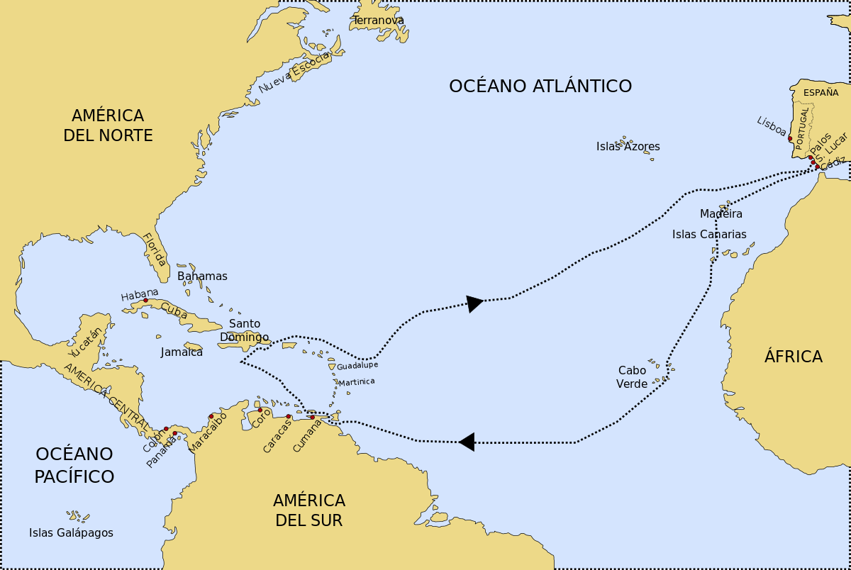 Tercer viaje transatlántico de Cristóbal Colón. 
