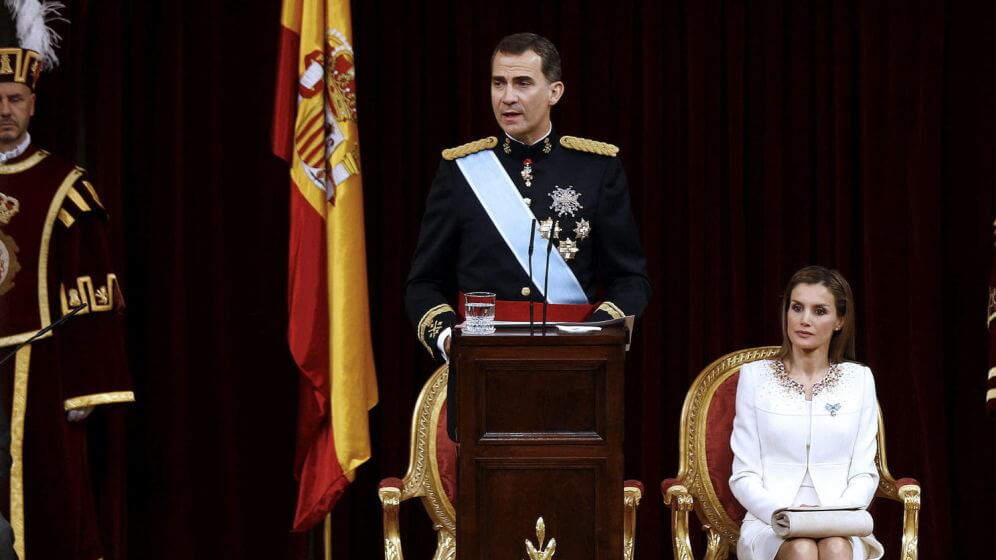 Monarca Felipe VI de España.