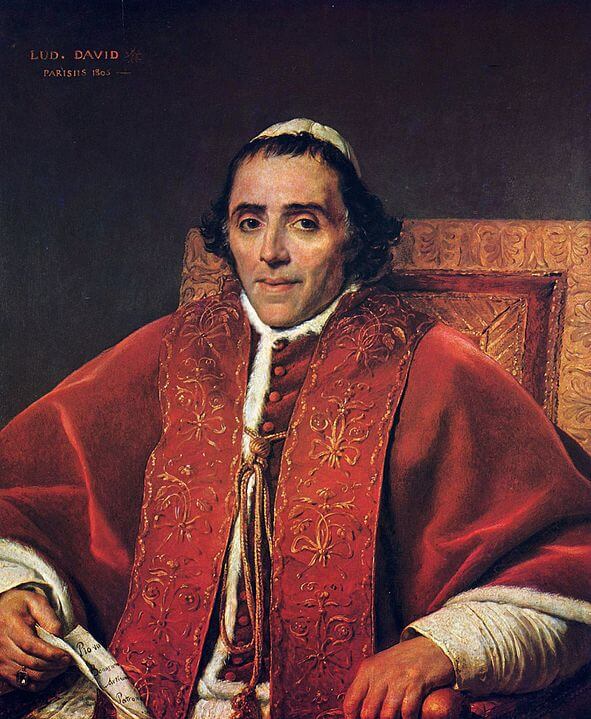 Retrato del Papa Pío VII.