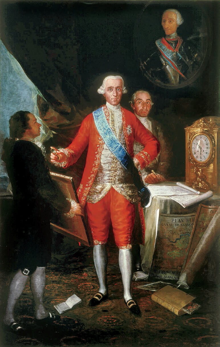 Retrato de José Moñino y Redondo (1728-1808), politico español y primer conde de Floridablanca.
