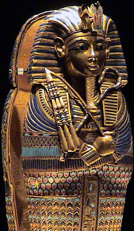 Sarcófago de Tutankhamon.