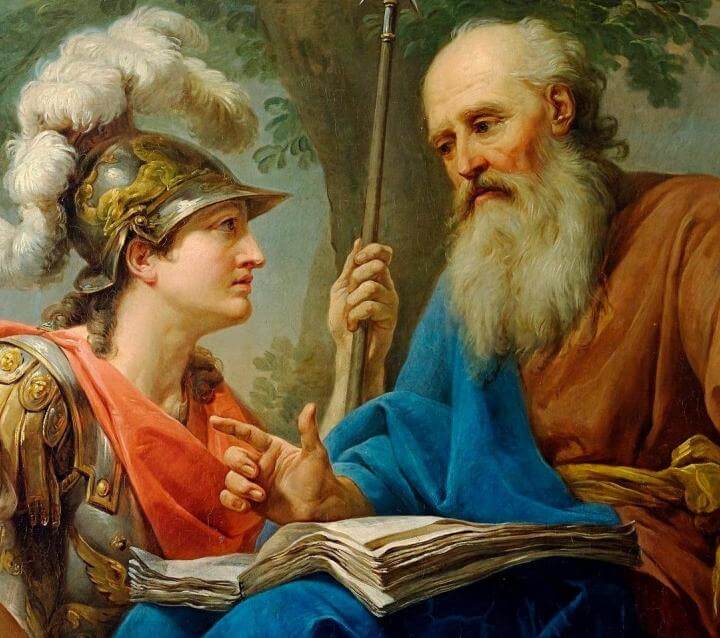  Alcibíades y Sócrates