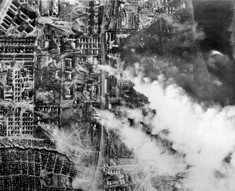 Bombardeo aéreo de la Luftwaffe alemana sobre Stalingrado