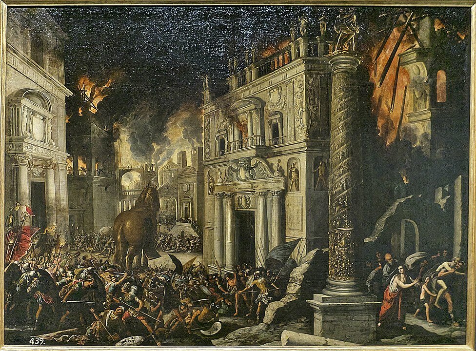 El incendio de Troya (Francisco Collantes).