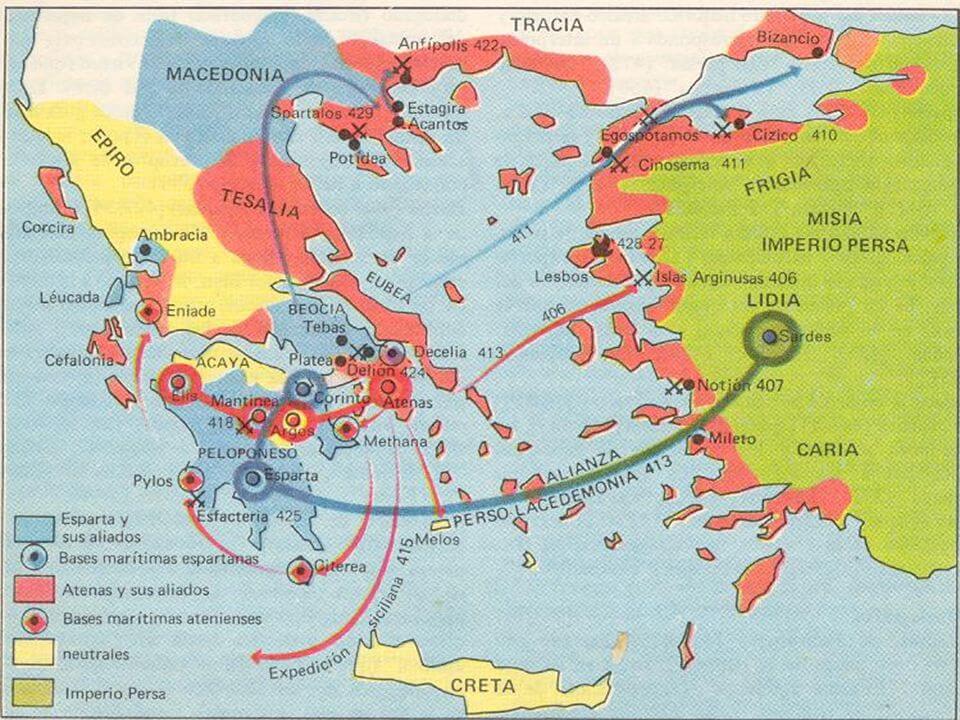 Batallas de la Guerra del Peloponeso