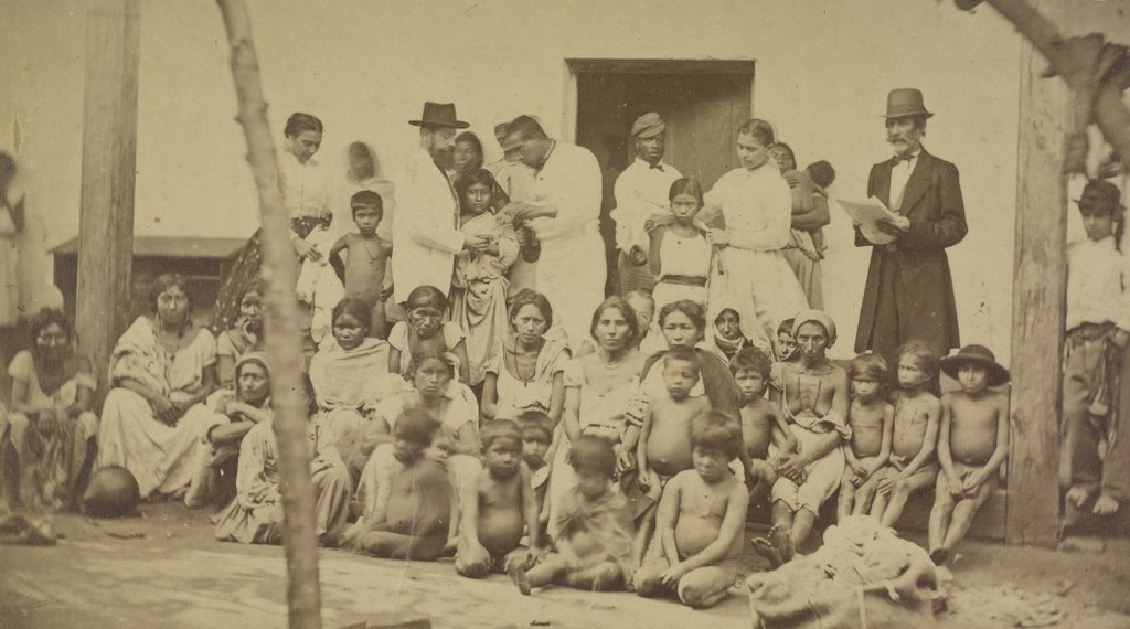 Familias paraguayas desamparadas durante la Guerra, 1867