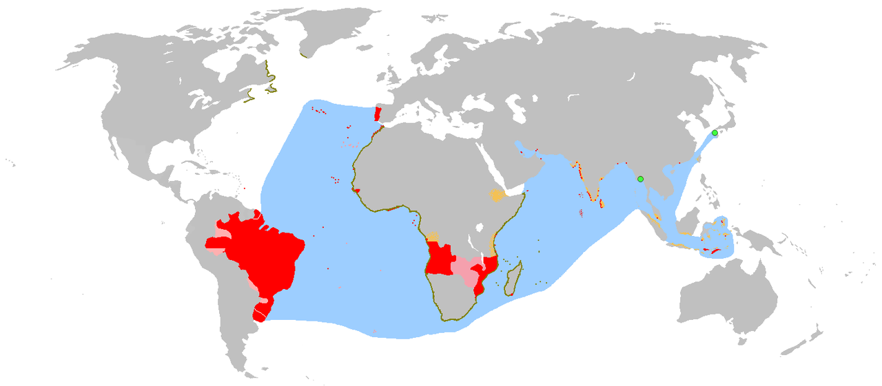 Mapa Imperio Portugués