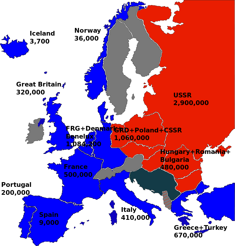 OTAN y Pacto de Varsovia