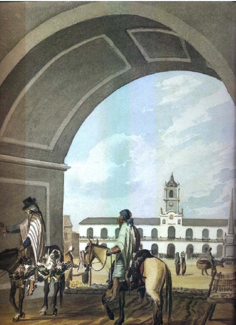 "La Plaza o Gran Square de Buenos Aires" (1817) 
