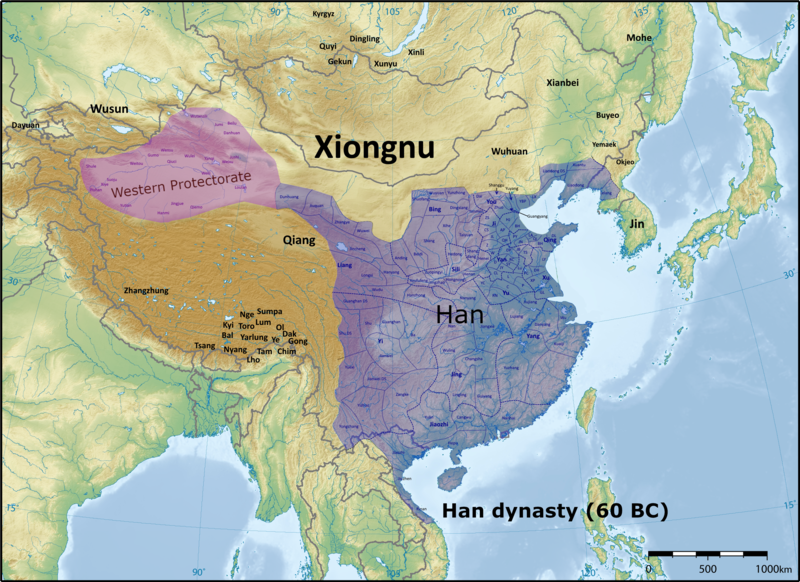 Dinastía Han, año 60.